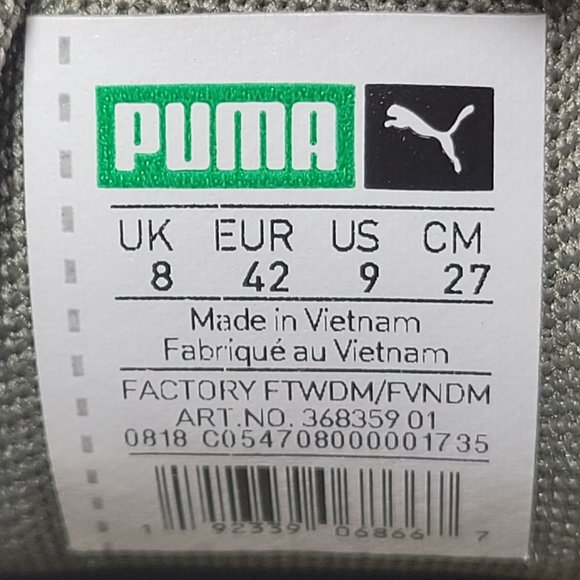 Puma Suede Dragon Edition Men's Green Red Sneakers 368359 01 US Size 9 - Picture 8 of 8